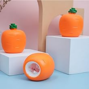 Juguetes Antiestrés JITENG, Juguetes Sensoriales de Zanahoria y Conejo, Conejo de Zanahoria que se Abre, para Aliviar el Estrés - Product Image 2