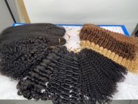 Cheveux indiens naturels Deep Wave pour tresses au crochet, pré-bouclés, cheveux humains pour tressage, tresses bohèmes bouclées pour salon de coiffure, vente en gros