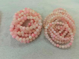 Natural Charm Gemstone Pink Mangano Calcite 6m 8m <strong>10mm</strong> Round Loose Stone <strong>Beads</strong> Bracelet for Jewelry Making - Product Image 4