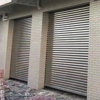 Porte à enroulement en acier inoxydable anti-corrosion robuste pour la sécurité des entrepôts et des usines industrielles