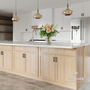 Gabinetes de Cocina Modernos de Madera de Roble Directo de Fábrica |   Precios al por Mayor de Gabinetes de Cocina RTA |   Gabinetes de Cocina de Madera Duraderos - Product Image 2