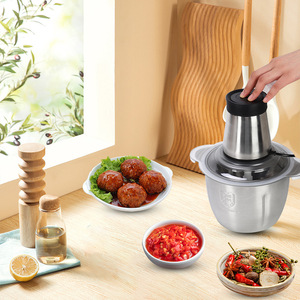 Electric Food <b>Grinder</b> 3L Stainless Steel Bowl Multiple Blades <b>Meat</b> Vegetable Chopper Kitchen Processor - Product Image 1
