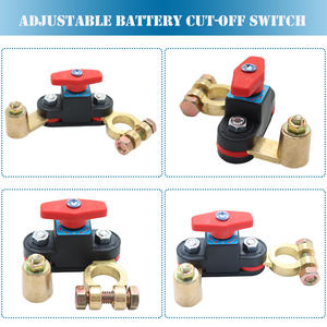 Interrupteur de déconnexion de batterie - Interrupteur de déconnexion négatif en cuivre pur 12-24V, interrupteur d'alimentation avancé pour camping-car et bateau - Product Image 4