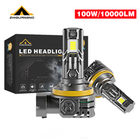 Phare LED H11 100W 10000LM 1:1, phare LED automobile 12V, systèmes d'éclairage automobile