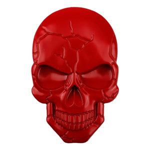 Huy hiệu kim loại tùy chỉnh, Logo xe máy, Nhãn dán xe hơi, Đồ trang trí cá nhân hóa hình đầu lâu quỷ - Product Image 3