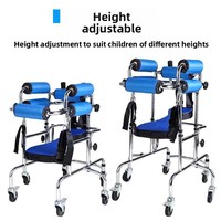 Déambulateur vertical pédiatrique pour enfants atteints de paralysie cérébrale, cadre de positionnement pour l'entraînement des membres inférieurs, déambulateur de rééducation pour paraplégiques, aides à la mobilité à domicile