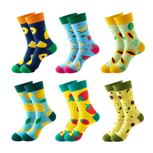 <span class=keywords><strong>Chaussettes</strong></span> unisexes tendance Xianghui en gros, collection automne-hiver, <span class=keywords><strong>originales</strong></span>, à motifs géométriques et animaux, de haute qualité, colorées - Product Image 2
