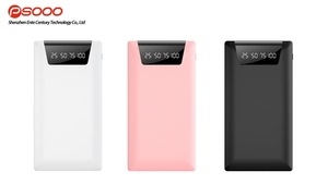 Siêu mỏng 10000mAh <span class=keywords><strong>LED</strong></span> hiển thị kỹ thuật số ngân hàng điện 3USB cổng Đèn Pin Thông Minh ngoài trời Tương thích cho điện thoại di động kích thước nhỏ - Product Image 5