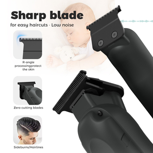 Tondeuse à cheveux et barbe silencieuse SiMAiSHEN-F1 à double moteur 7000 tr/min, lame en métallurgie des poudres ultra-affûtée, autonomie 270 min - Product Image 4