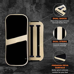 <strong>Balance</strong> Board Trainer Wooden <strong>Exercise</strong> Balancing Board with Roller <strong>for</strong> Improving <strong>Balance</strong> - Product Image 3