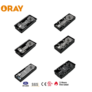 Cửa Kính trượt phần cứng không khung tắm cửa phần cứng Kit cửa kính xử lý kính bản vá phù hợp kẹp kẹp sàn mùa xuân - Product Image 4