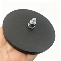 Aimant en pot NdFeB de 88 mm de diamètre, aimant en caoutchouc avec revêtement externe