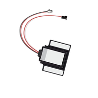 Miroir de maquillage intelligent à capteur tactile DC12V, LED monochrome tricolore, intensité réglable en continu, interrupteur IP23