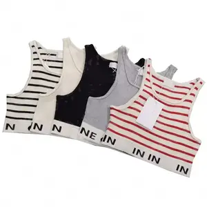 Tops Knits Fashion Style Ladies Pullover vest Designers luxury branded Sleeveless Knit Vest Sweaters T Shirts Designer