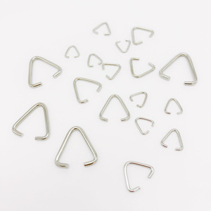 Plusieurs tailles disponibles pour la sélection, accessoires de porte-clés en métal triangulaire DIY pour clés de voiture - Product Image 6