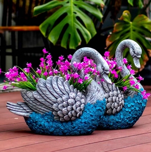 Macetero <span class=keywords><strong>de</strong></span> cemento grande para hormigón, <span class=keywords><strong>maceta</strong></span> <span class=keywords><strong>de</strong></span> flores <span class=keywords><strong>de</strong></span> fibra <span class=keywords><strong>de</strong></span> vidrio, moldes en forma <span class=keywords><strong>de</strong></span> <span class=keywords><strong>cisne</strong></span> para decoración <span class=keywords><strong>de</strong></span> jardín y casa al aire libre - Product Image 4