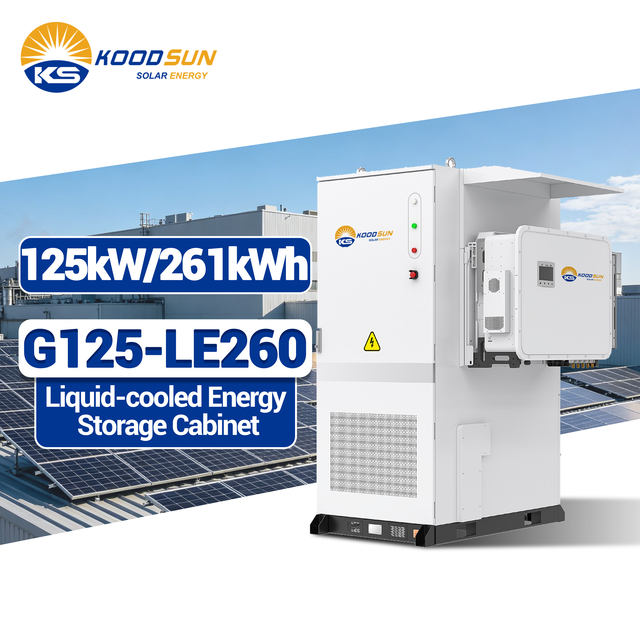 Koodsun High Voltage Liquid Cooling BESS Cabinet 261kWh Lithium Battery Energy Storage System