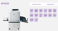 Machine riso remise à neuf utilisée à grande vitesse SF9350/SF9390 A3 imprimante numérique risos noir