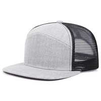 Envío Rápido, Gorra Trucker de Malla con Visera Plana, Gorra Snapback de Algodón de Alta Calidad para Hombre, Múltiples Colores en Existencia, Personalización Disponible