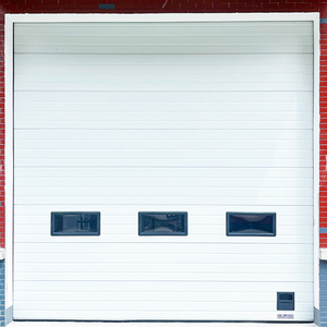 <span class=keywords><strong>Porte</strong></span> sectionnelle industrielle à haute durabilité pour usage en cour, construction acier-bois, type <span class=keywords><strong>de</strong></span> <span class=keywords><strong>porte</strong></span> en polymère, longue durée <span class=keywords><strong>de</strong></span> vie - Product Image 5