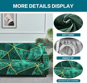 Fundas Elásticas Modernas con Estampado, Protector <span class=keywords><strong>Universal</strong></span> para Muebles, <span class=keywords><strong>Funda</strong></span> para Sillón, Sofá y Silla en Forma de U y L - Product Image 2