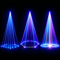 Projecteur laser DJ 2W pour scène, lumières laser RGB, animation de faisceau, spectacle de lumière laser pour discothèque, animation de faisceau, éclairage laser