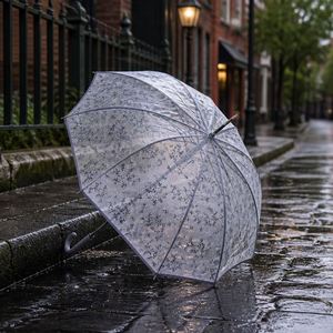 Nouvel Arrivage Parapluie Promotionnel Droit Semi-Automatique Transparent Poe Vente en Gros Cadeau d'Affaires - Product Image 3