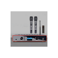 Sans fil professionnel pour microphone Bluetooth avec ajusteur de volume de réverbération micro portable en métal motif polaire cardioïde