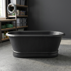 Baignoire rectangulaire sur pied en cuivre avec finition antique - Durable et écologique - Meilleure vente à prix de gros - I H C - Product Image 3