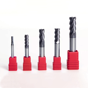 Thức ăn cao Rắn Carbide endmills phẳng vuông End Mill CNC máy công cụ Cắt mặt phay Cutter cho kim loại - Product Image 2