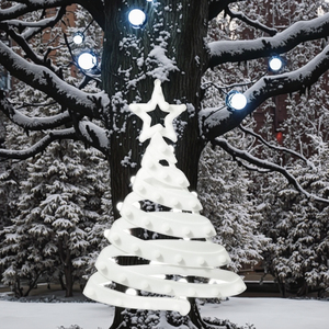 Spiral <strong>LED</strong> Christmas <strong>Tree</strong> Light with Pentagram <strong>Topper</strong> and Weatherproof Design for Indoor and Outdoor Use - Product Image 5