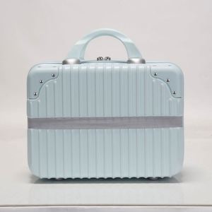 Nouveauté 2025 Valise de voyage 14 pouces Petite valise portable pour le transport Valise de maquillage pour les voyages - Product Image 4