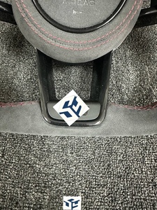 Volante de fibra de carbono para coche para Audi <span class=keywords><strong>RS3</strong></span> S3 A3 A4 B9 RS6 RS7 S4 A3 8V Q7 Q5 A6 - Product Image 5