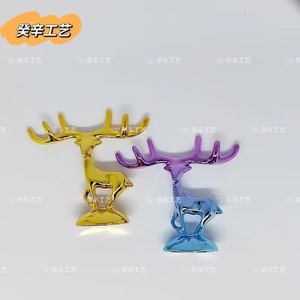 Colorful Laser Deer Handle <b>Plastic</b> UV Coating Durable For <b>Kitchen</b> Home Use - Product Image 2
