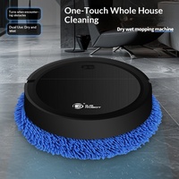 Robot Vacuum Cleaner Mesin Pel Pintar Otomatis Penuh, Penggunaan Ganda Basah Kering, Penggosok, Bertenaga USB, Rendah Kebisingan, Untuk Hotel & Rumah Tangga