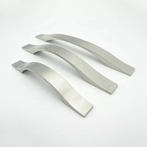 MEILV Poignée de meuble de cuisine Argent 96mm 128mm Aluminium Poignée de tiroir d'armoire - Product Image 1