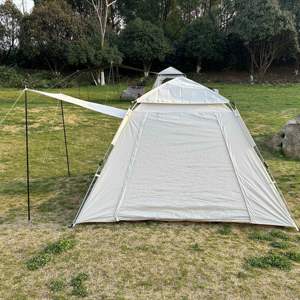 Grande <span class=keywords><strong>tente</strong></span> de camping en tissu Oxford imperméable sur mesure 2025 pour 8 personnes Deux chambres à coucher Une surface habitable Quantité minimale de commande 5 - Product Image 5