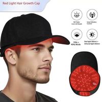 Casco per Terapia della Luce LED Ricaricabile USB da 30W, Portatile, con Bande di Onde 660nm/850nm/940nm per il Sollievo dal Dolore Mirato sulla Testa, Uso Domestico, in Tessuto