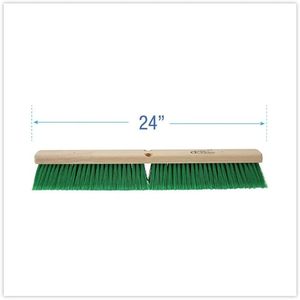 Cabezal de Escoba para Pisos con Cerdas de PET Reciclado Verde de 3 Pulgadas Cerdas de cerdo de 24 pulgadas Cepillo para barrer pisos - Product Image 5