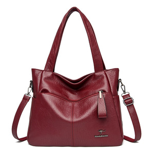 Bolso de Mano de Lujo para Mujer, Bolso de Diseñador 2022, Venta al por Mayor, Moda, Cuero Suave, Gran Capacidad, Bolso de Hombro, Bandolera, Bolso Tote - Product Image 1