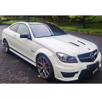 Kit de carrosserie prix usine pour Mercedes benz classe C W204 C200 C260 à C63 AMG calandre de pare-chocs avant arrière jupe latérale phares capot