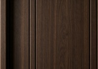 Porte intérieure battante moderne en MDF stratifié PVC, insonorisée, sans peinture, gaufrée, pour chambre à coucher, avec panneau mural et plinthe assortis