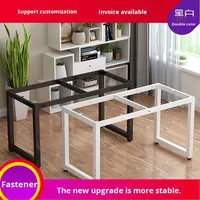 Pieds de table/bureau carrés en acier épaissi sur mesure, support métallique avec usinage CNC, certifié CE, fabriqué en Chine