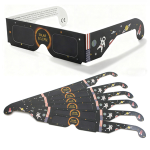 Gafas Solares de Cartón Personalizadas - Patrón Impreso para Grupos Juveniles - Product Image 1