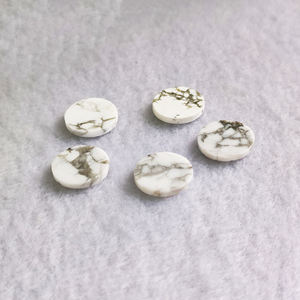 Ronde Synthetische <span class=keywords><strong>Turquoise</strong></span> Schijf 6Mm 8Mm 10Mm <span class=keywords><strong>12Mm</strong></span> Dubbele Platte Witte <span class=keywords><strong>Turquoise</strong></span> Kralen - Product Image 4