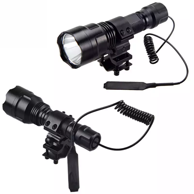 Classic C8 Rechargeable Flashlights Led Torch Portable Waterproof L2 Powerful Flashlight 5 Modes Tactical Flashlight