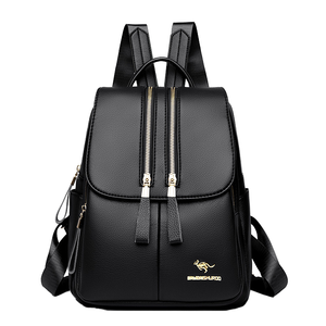 Factory Wholesale Ladies Vintage Bohemian Luxury Student <b>School</b> <b>Backpack</b> <b>Large</b> Capacity Pu Leather Waterproof Handbags for Women - Product Image 2