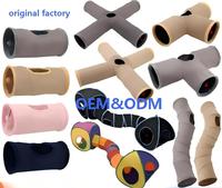 Vente en gros usine : Jouet interactif 3-en-1 pour chat – Tente pliable et cubes sonores, tunnel pour chat avec balle de jeu