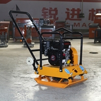 Compacteur de sol vibrant à essence Ruijin, directement de l'usine, avec logo et couleur personnalisés OEM, moteur Honda pour le compactage de terrassement, de sable et d'asphalte