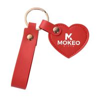 Porte-clés en cuir PU personnalisé avec logo et couleur sur mesure pour les cadeaux promotionnels des concessionnaires automobiles et les accessoires de véhicules